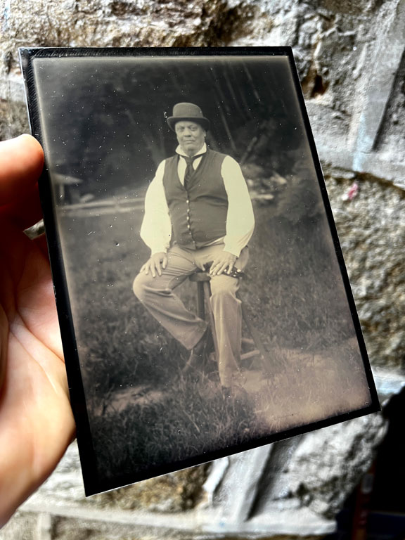 Tintype photography at the Kearney House