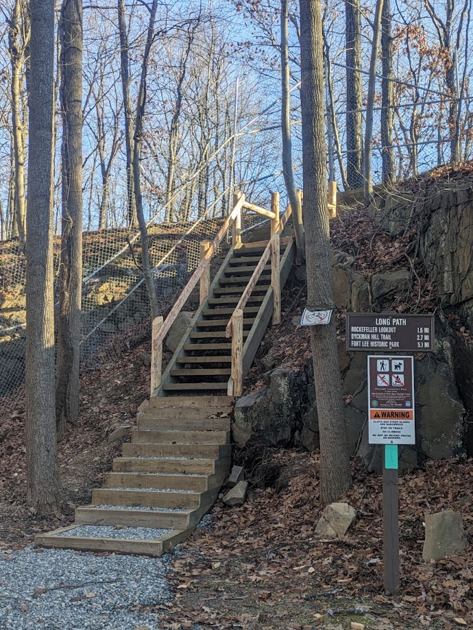 New stairs on the Long Path