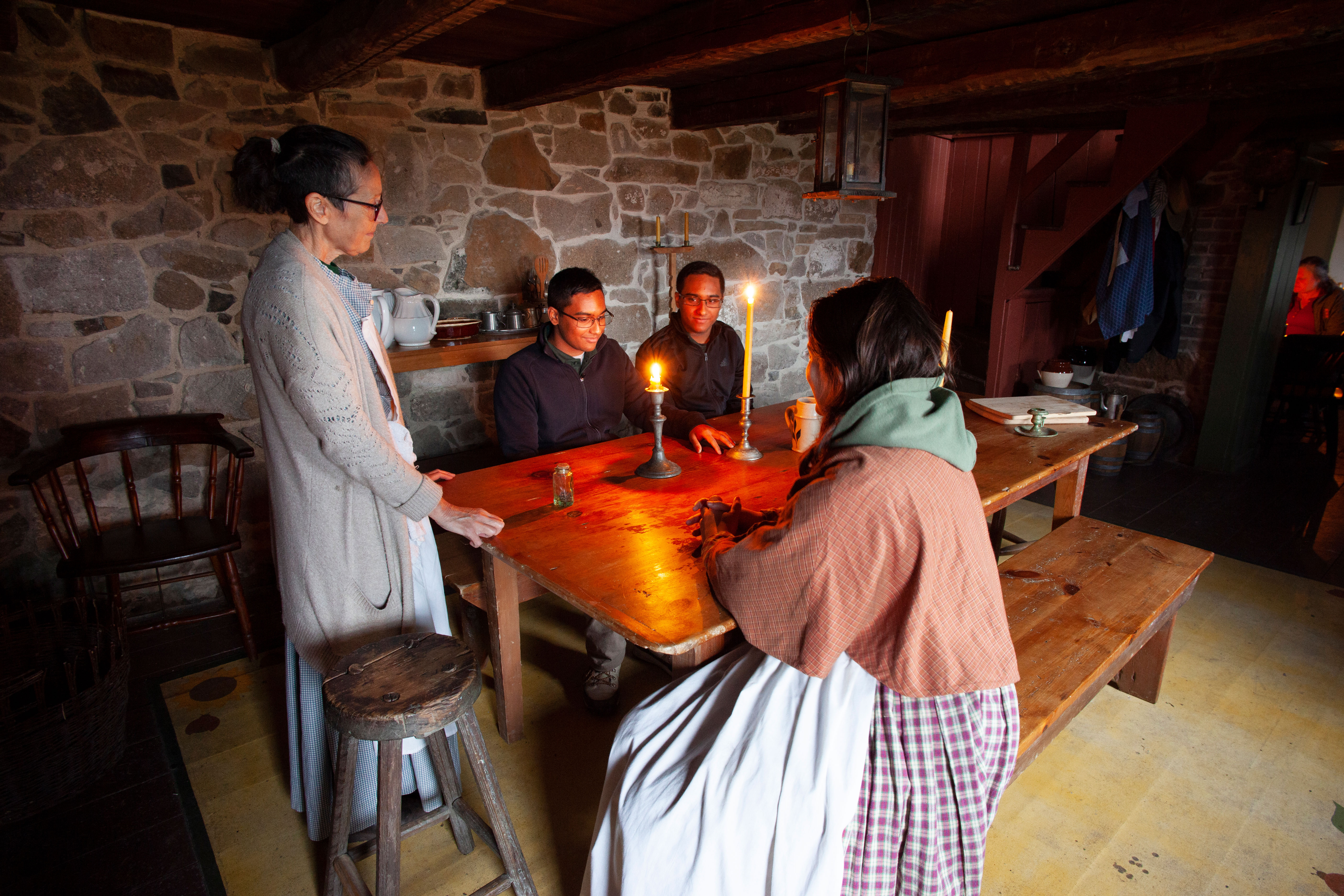 Thanksgiving Time at Mrs. Kearney's tavern