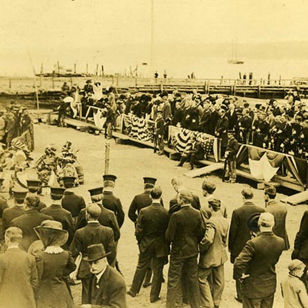1909 dedication of the park